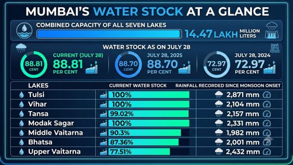 Mumbai lakes graphic