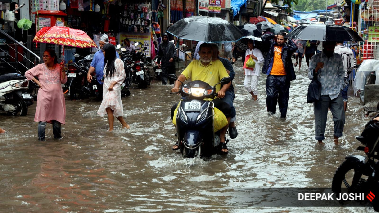 Another day under water: Heavy rain cripples Mumbai commute