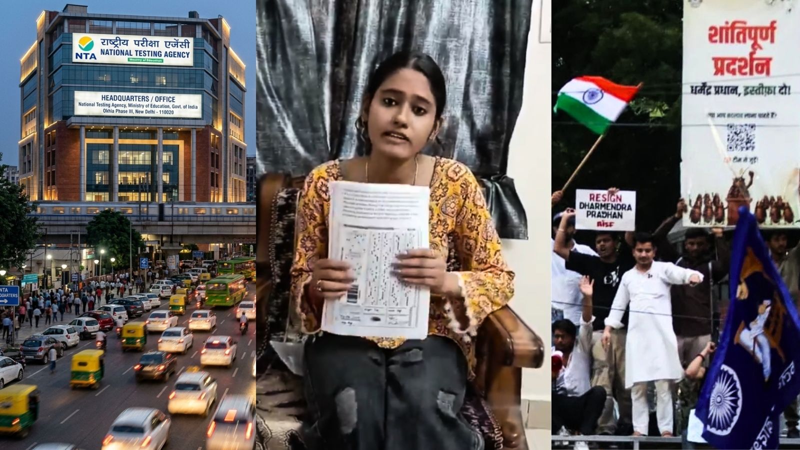 AI-generated image, digital overwrite: NTA clarifies NEET-UG result discrepancy claims