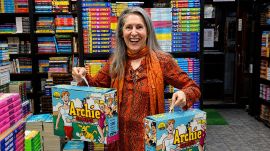 Nancy Silberkleit, co-CEO of Archie Comics when she was in India.