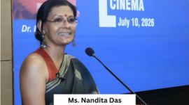While delivering the 17th Dr. Lalita Iyer Memorial Lecture at the Ahmedabad Management Association (AMA) on Friday, Das spoke about how her experiences in social work shaped her career in cinema and why she believed films should create conversations instead of just entertainment. (Fb/ AMA)