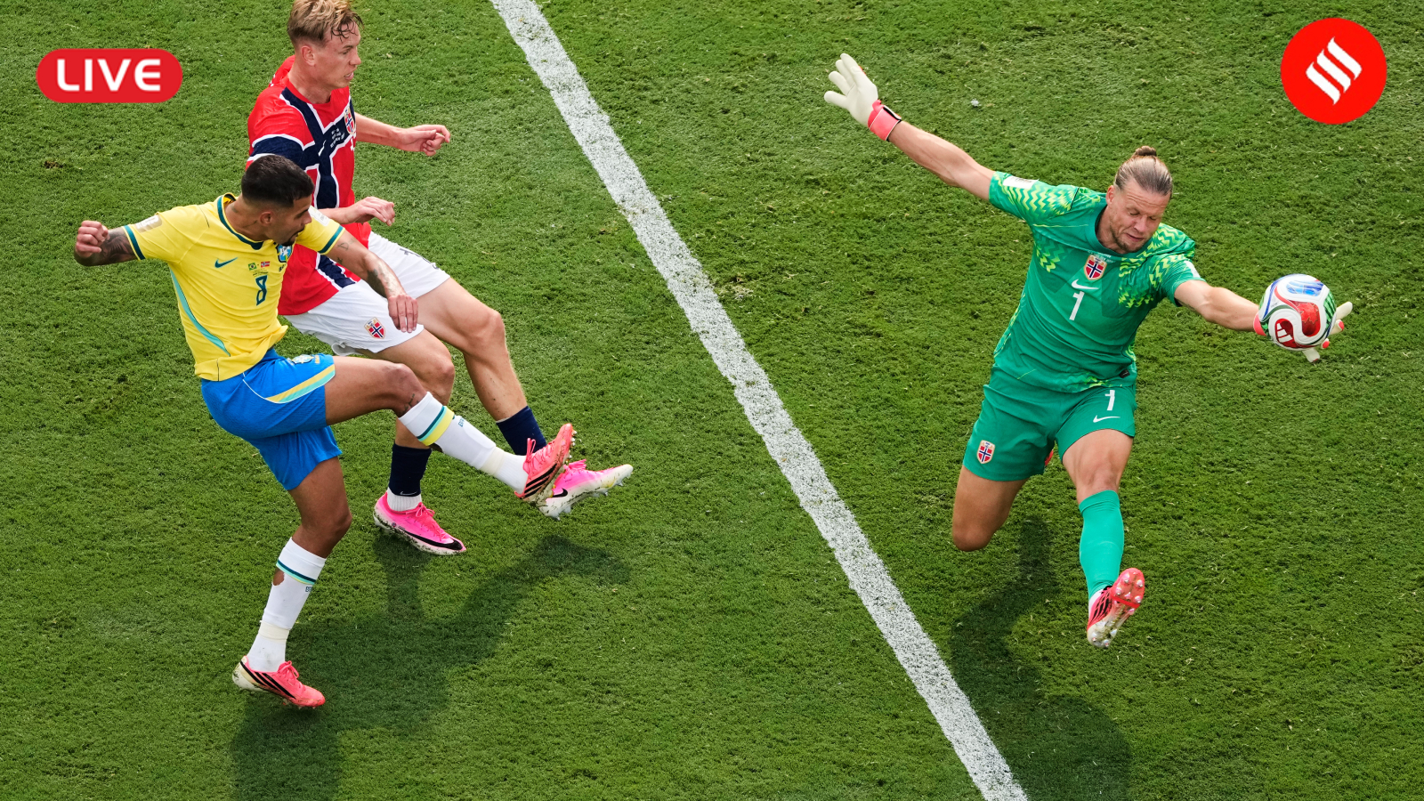 Brazil vs Norway FIFA World Cup live score