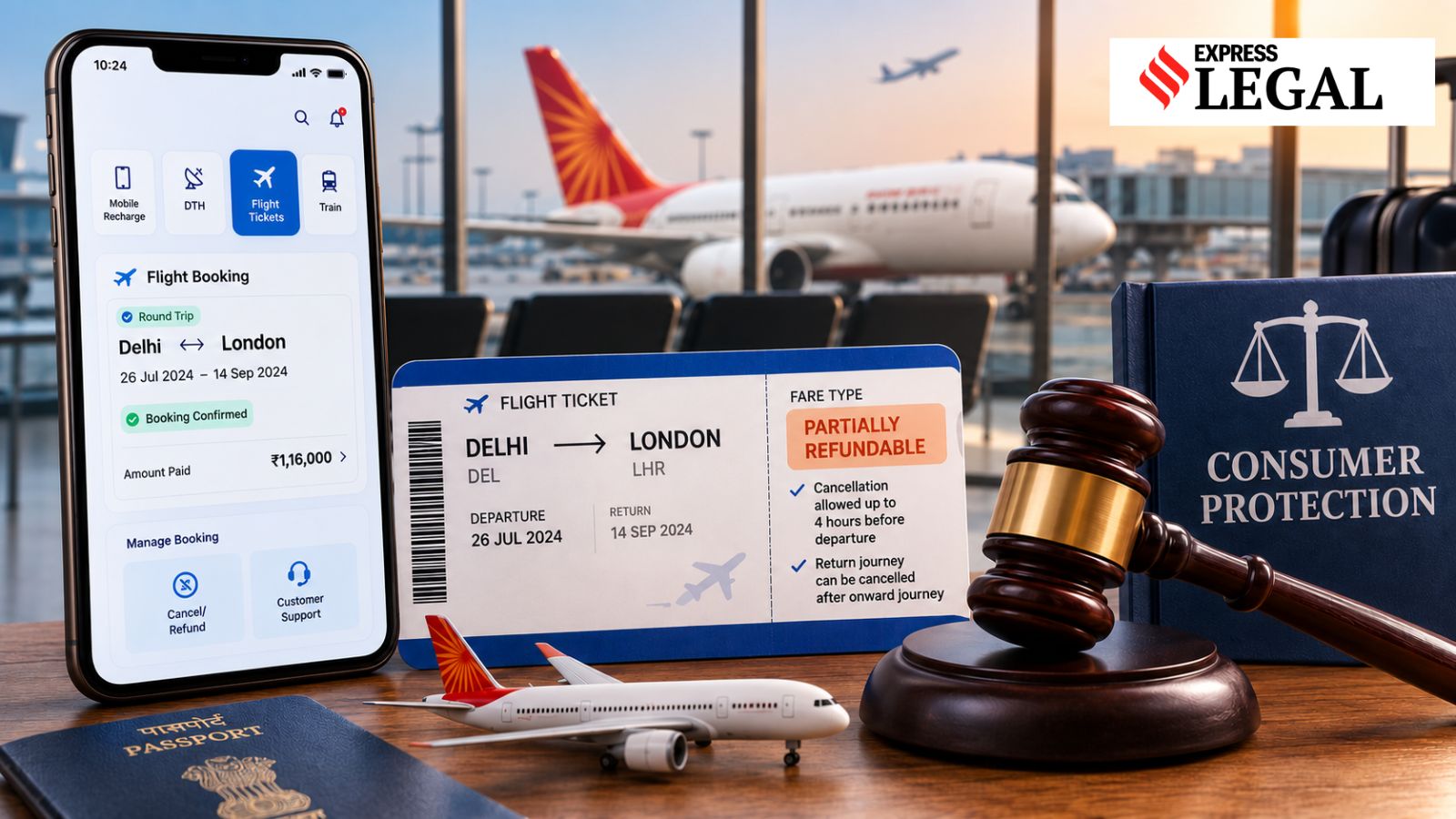 Airline and Booking App to Pay Rs 70,000 for Ticket Refund Issue