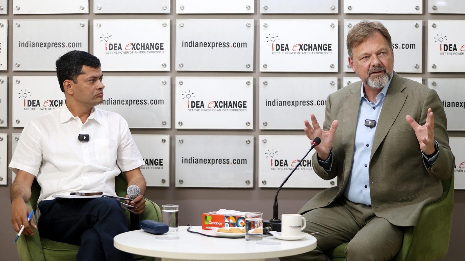 German ambassador Philipp Ackermann during the Idea Exchange