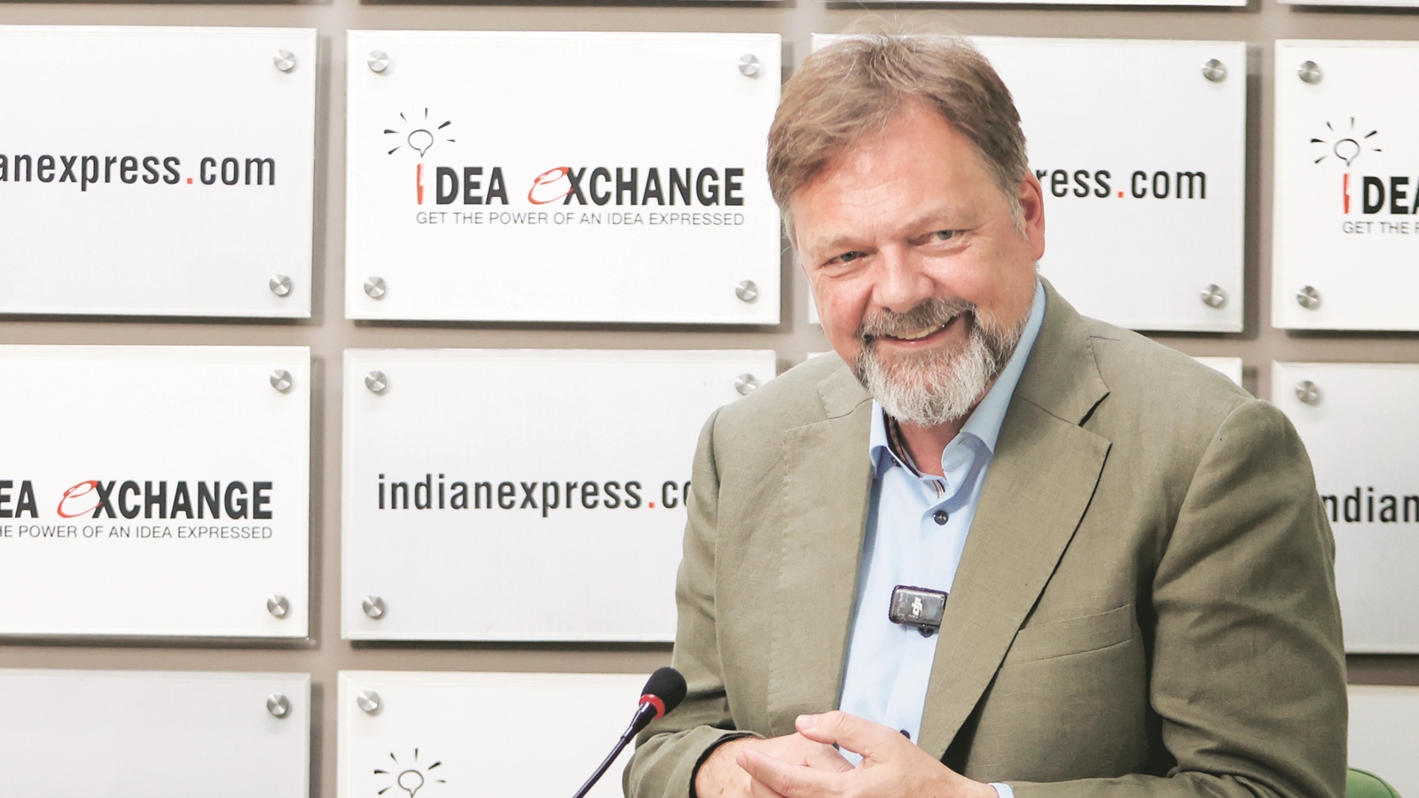 German ambassador Philipp Ackermann during the Idea Exchange