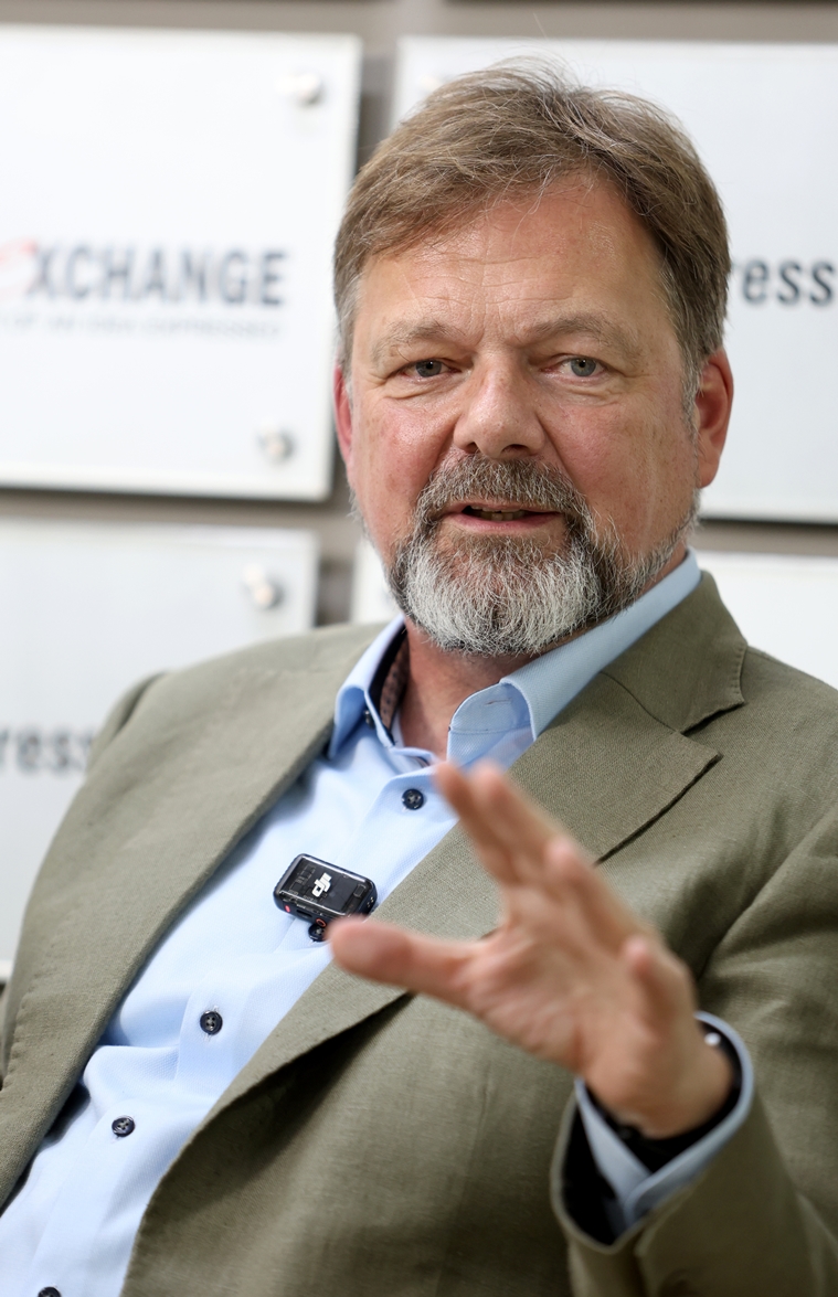 German ambassador Philipp Ackermann during the Idea Exchange