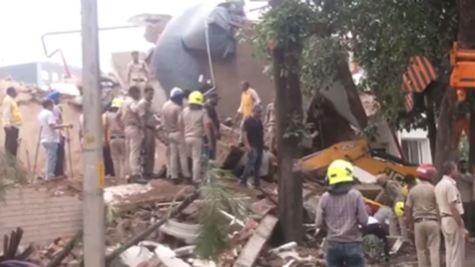 Two dead as under-construction building collapses in Chandigarh’s Industrial Area