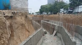 The Leg-4 drain stretches 4.3 km from Vatika Chowk to Sector 37D, eventually merging back with the Badshahpur drain near the Ramprastha Society. (Express Photo)