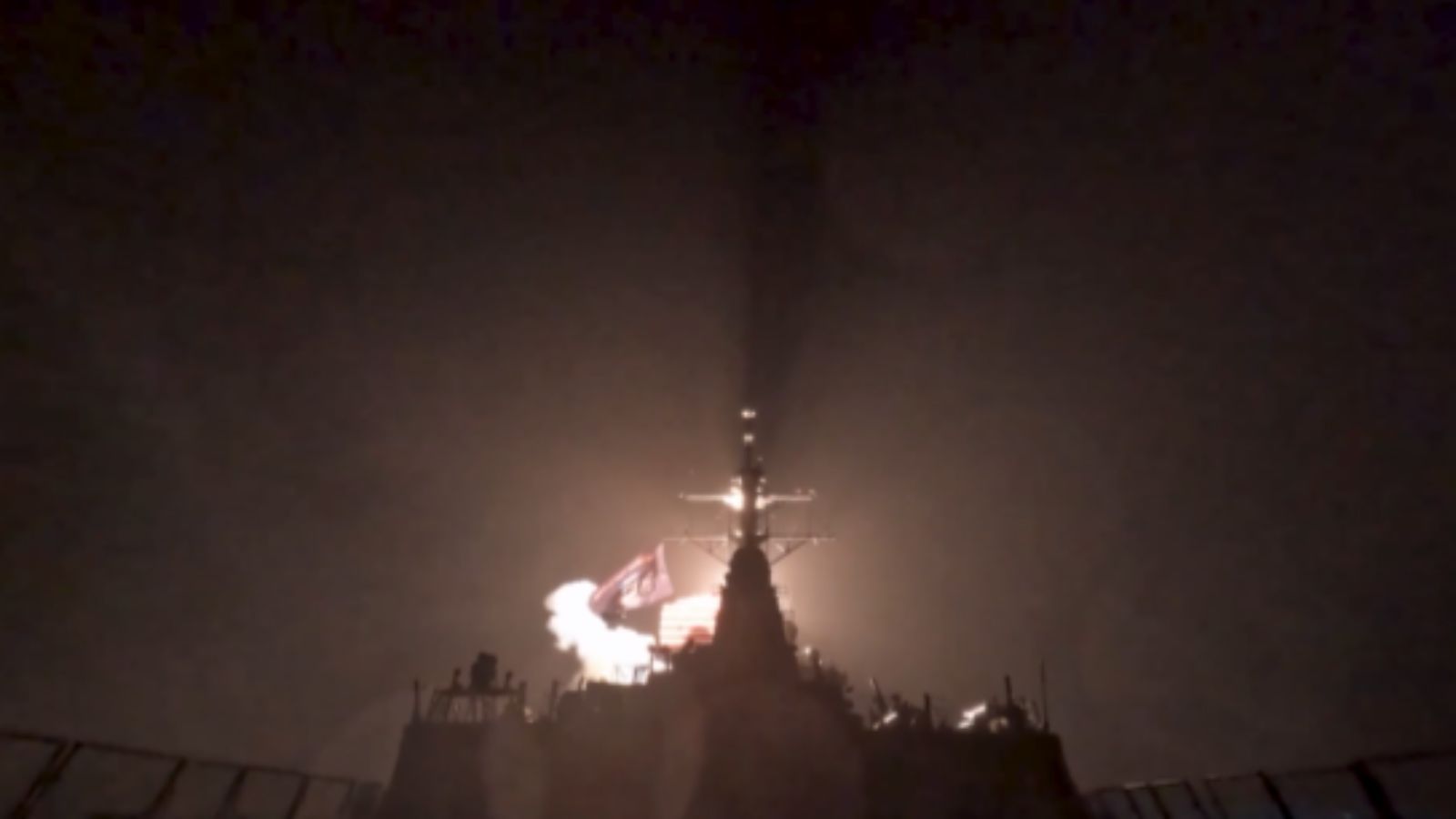 US deploys jets, drones, and warships for sixth straight night of attacks on Iran | Video
