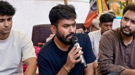 Abhijeet Dipke, Cockroach Janta Party, Abhijeet Dipke, RTI on Dipke degree, BJP degree row, CJP protest, NEET protest leader, Jantar Mantar protest, CJP founder, Dharmendra Pradhan resignation, political movement, Maharashtra news, Indian Express news