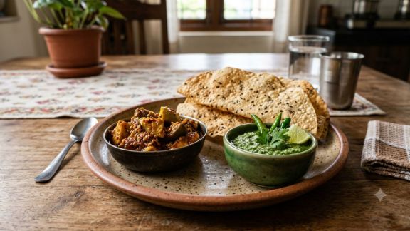 Pickles, papad and chutneys with an Indian meal and their impact on blood sugar