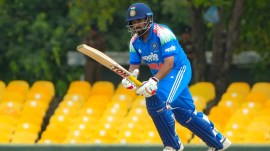 Wicket-keeper batter Prabhsimran Singh in action. (SLC)