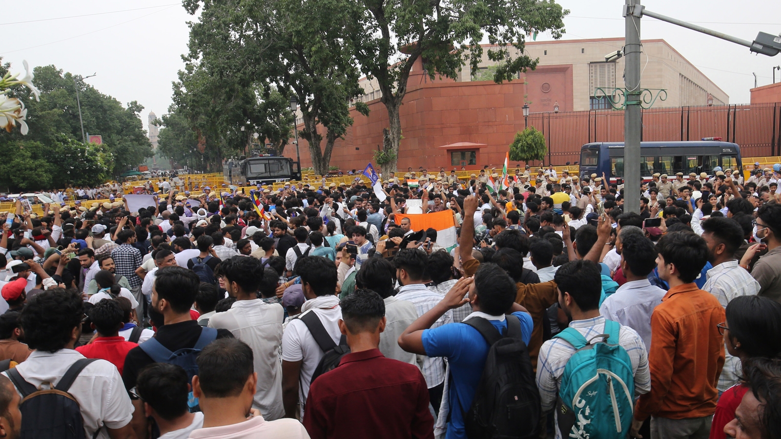 From Jantar Mantar to near Parliament: A protest march that took on a life on its own | Delhi News