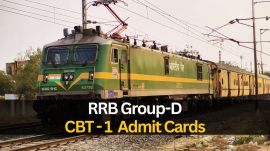RRB Group-D CBT Level-1 Admit Cards Out