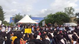 Bengaluru protest Freedom Park