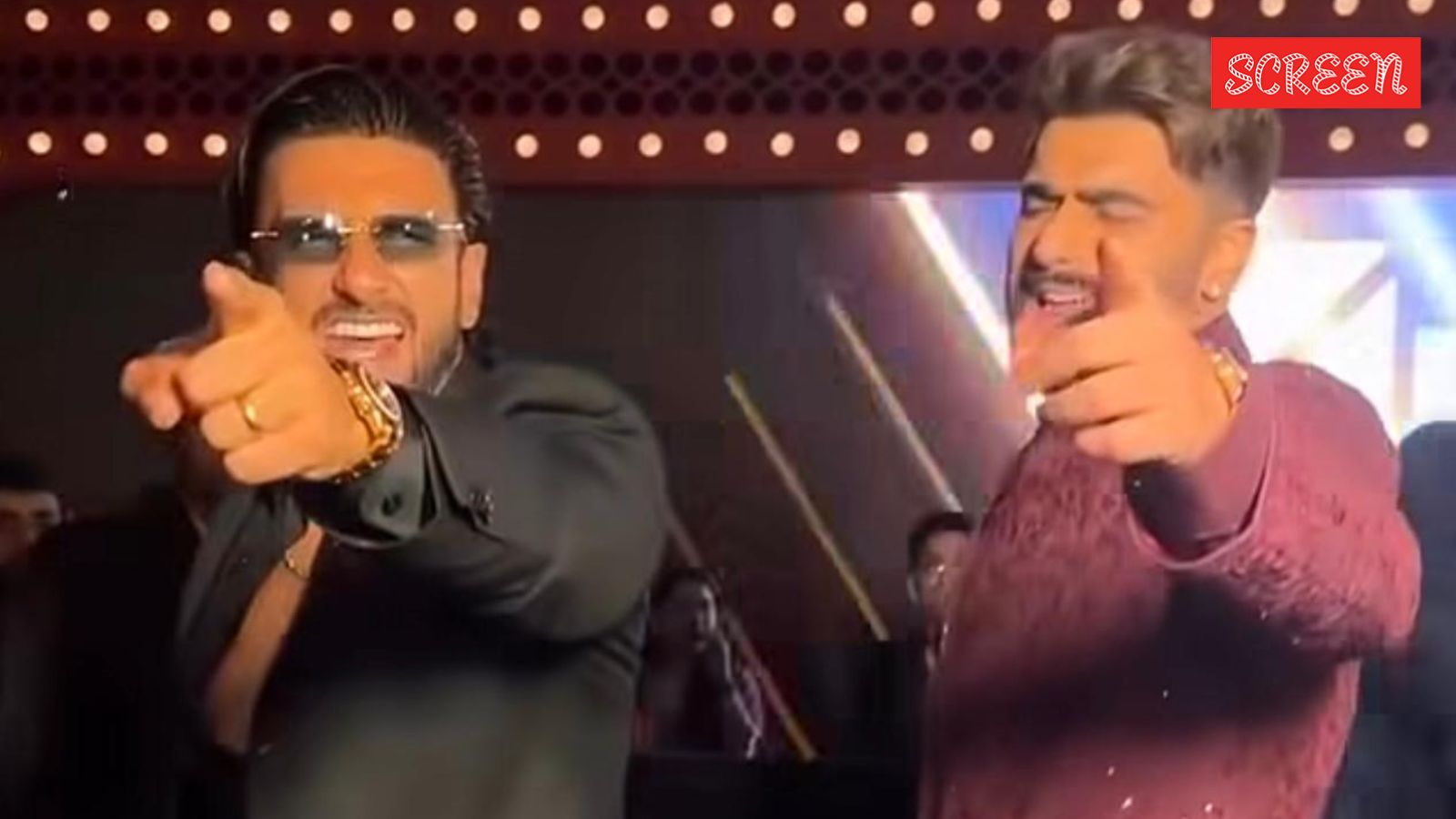 Ranveer Singh, Arjun Kapoor dance to Gunday song at Anshula Kapoor’s reception. Watch