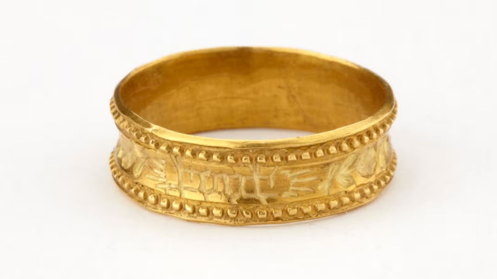 Rare gold ring among 3,000 artefacts unearthed in Netherlands valley