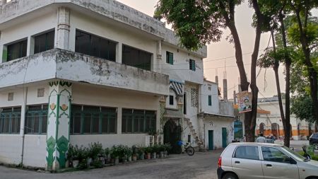 The mosque inside the Saharanpur Collectorate campus. (Express) court