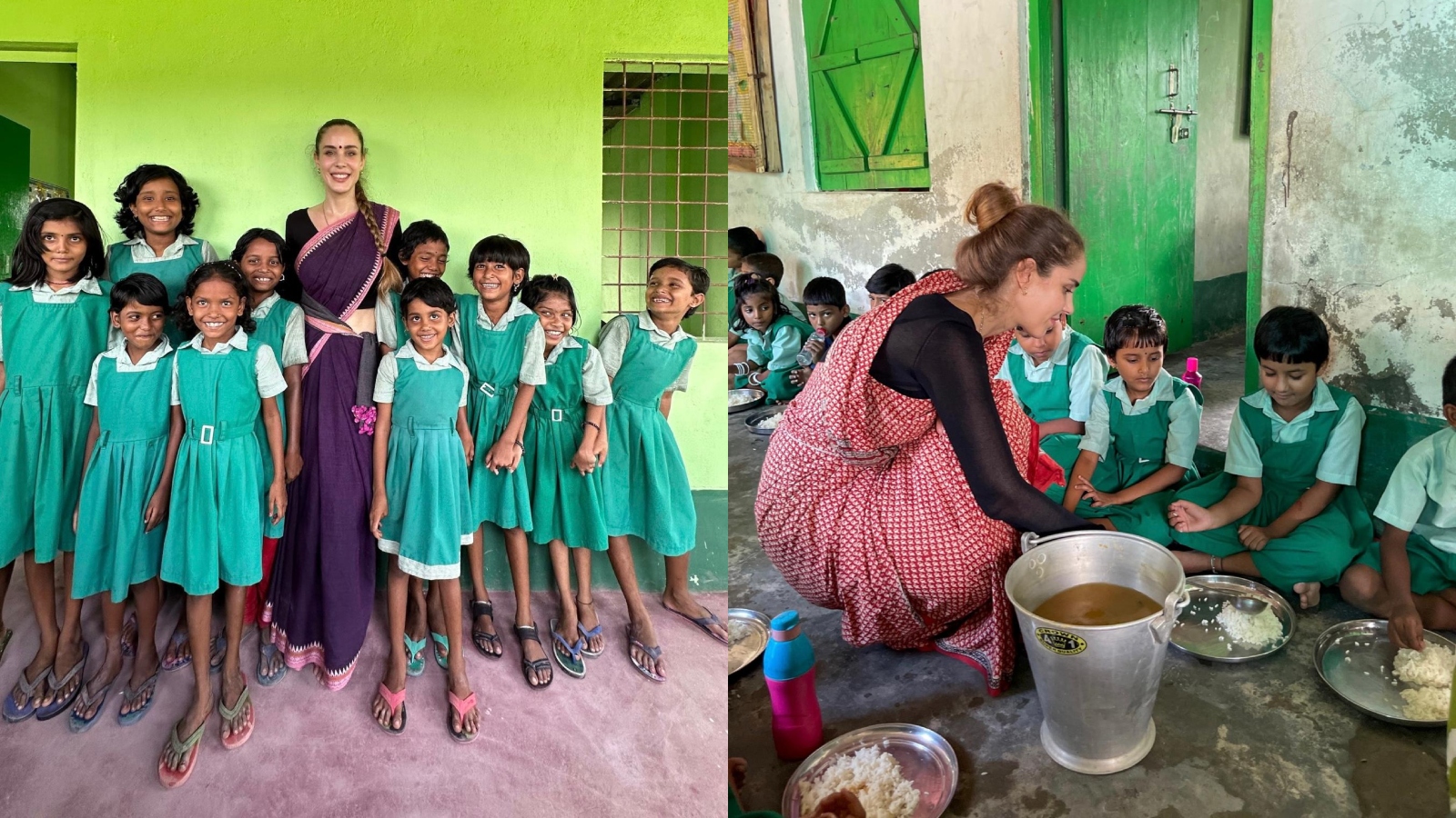 Swiss woman leaves corporate job to build free school in West Bengal village