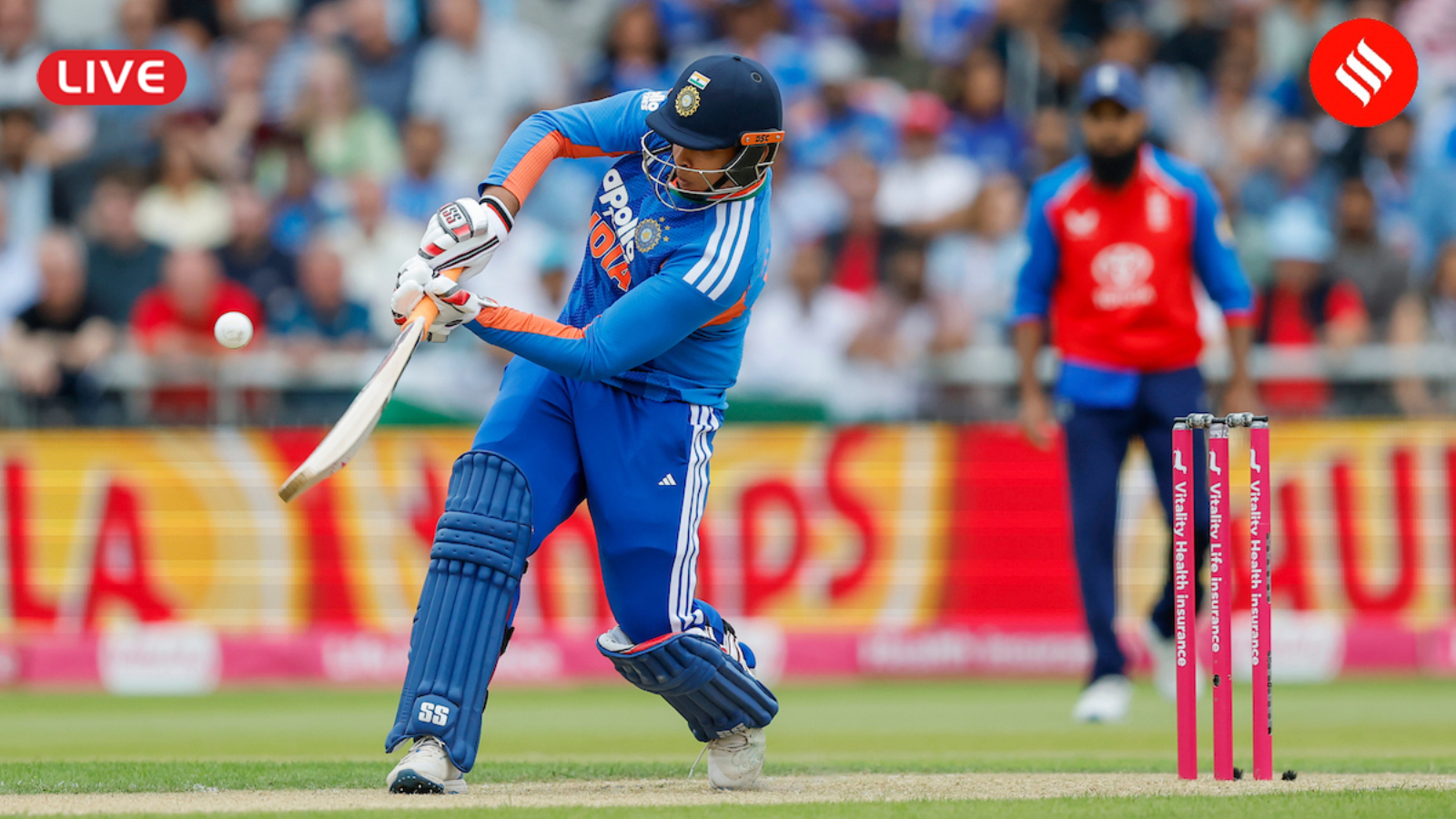 India vs England 3rd T20I Live Cricket Score