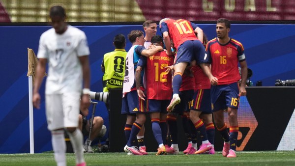 Spain struck three goals against Austria. (AP)