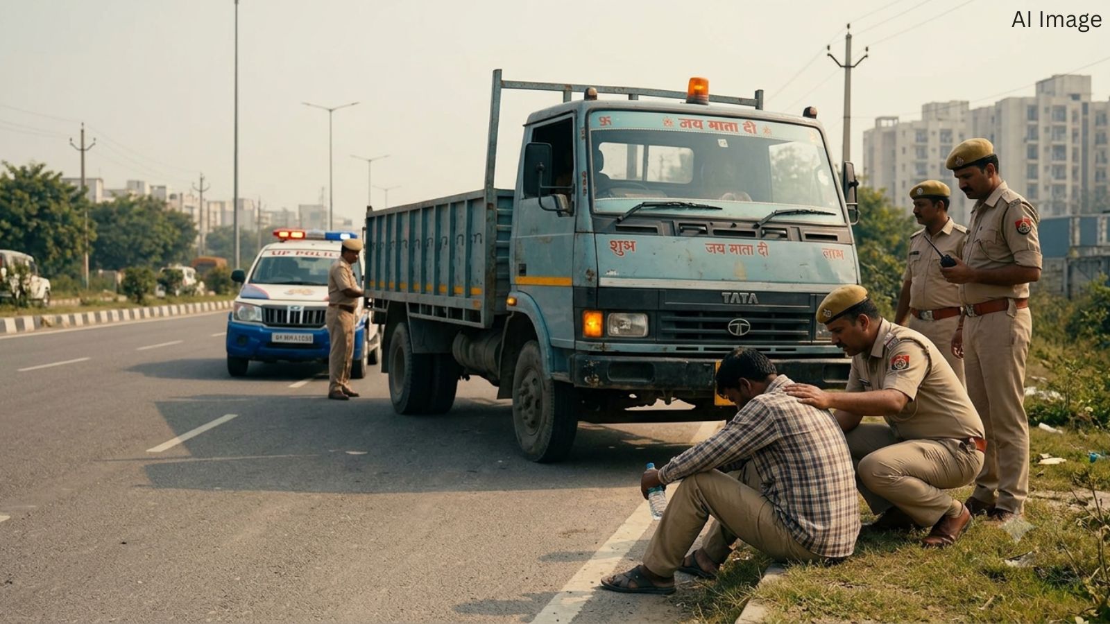 How a Facebook suicide alert triggered a 20-minute police chase to save a Noida truck driver
