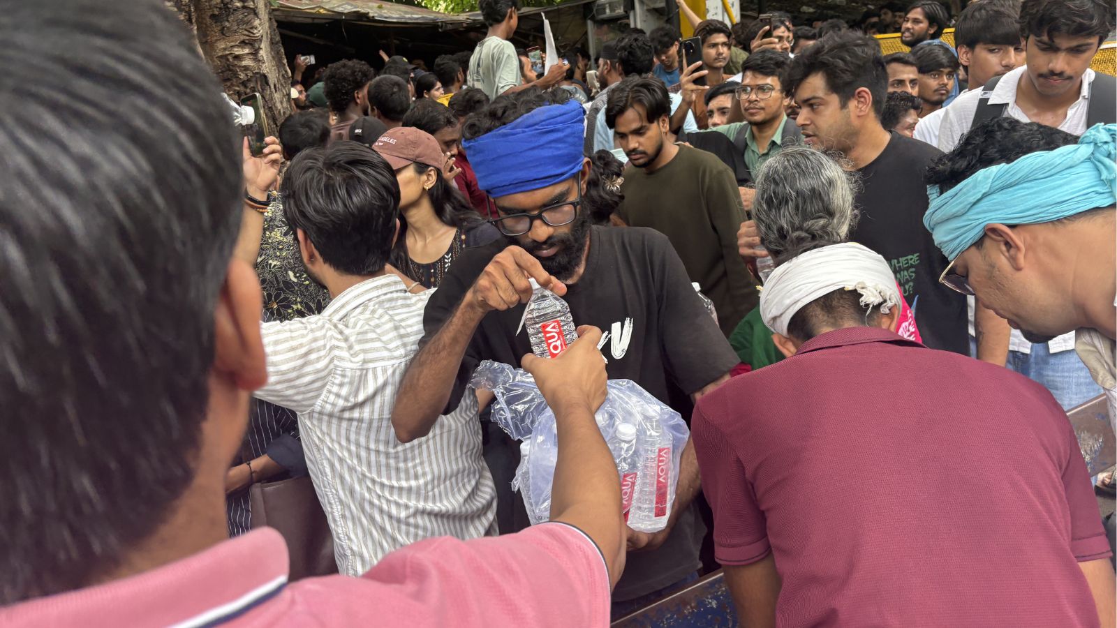 jantar mantar protest, jantar mantar food delivery, cjp protest,