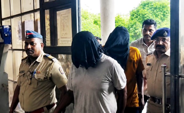 Three men connected to the press were arrested -- current employees Nareshkumar Mahore alias Nikki and Babulal Kushwahay, and Sanjay Kumar Sharma, a former employee removed from service two years ago for frequent fights with colleagues.