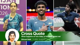 FILE: Indian shuttlers Devika Sihag, Ayush Shetty and Tanvi Sharma in action. (BAI & Badminton Asia Championship)