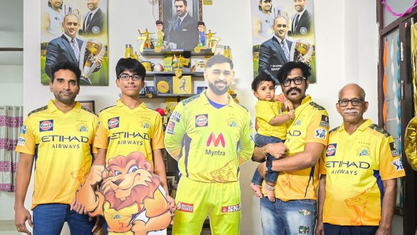Praveen Balusu, the founder of Telugu MSDians club with his family. (Special Arrangement)