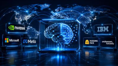 The latest letter, signed by 25 companies, comes at a time when Chinese AI models are rapidly proliferating. (AI Image via OpenAI)