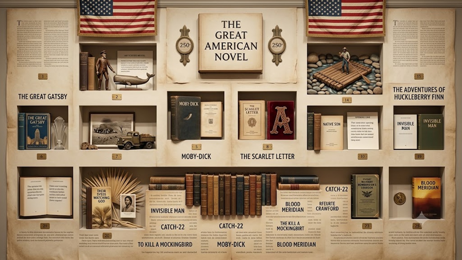 On its 250th, 25 novels that chase the white whale of a Great American Novel