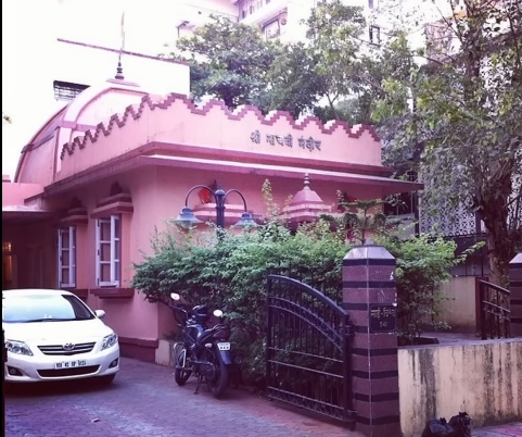 The temple opposite the bungalow
