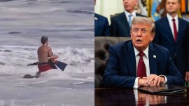 Trump honours California teen lifeguard