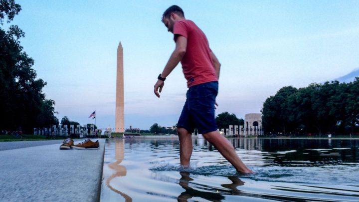 Trump Reflecting Pool Police