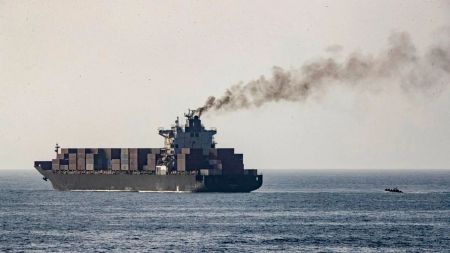 Cargo ships near the Strait of Hormuz. (File Photo)