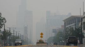 Michigan Climate Wildfires Smoke