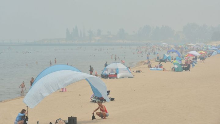 Michigan Climate Wildfires Smoke