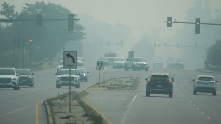 Illinois Climate Wildfires Smoke