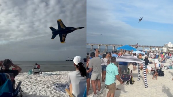 US Navy Blue Angels chaos