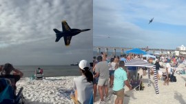 US Navy Blue Angels chaos