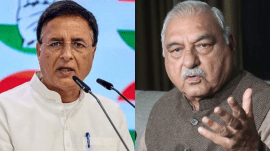 Haryana Congress Surjewala Hooda Haryana Congress Surjewala Hooda