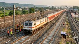 Western railways mega Mumbai terminus project defence ministry