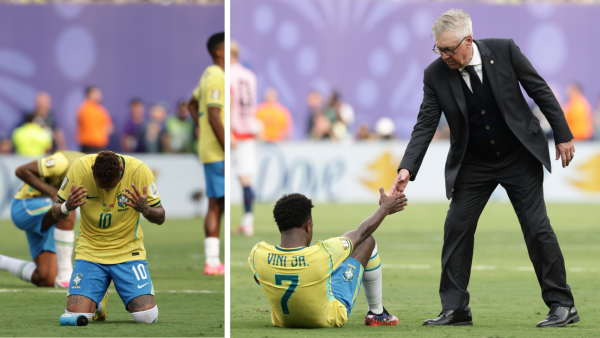 Brazil team was heartbroken after shock World Cup exit. (AP)