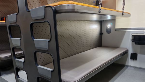 Second AC Coach of Vande Bharat Sleeper train (Express Photo/File)