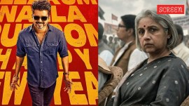 Revathi played Vijay's sister in Thamizhan (2002) and his mother in Jana Nayagan