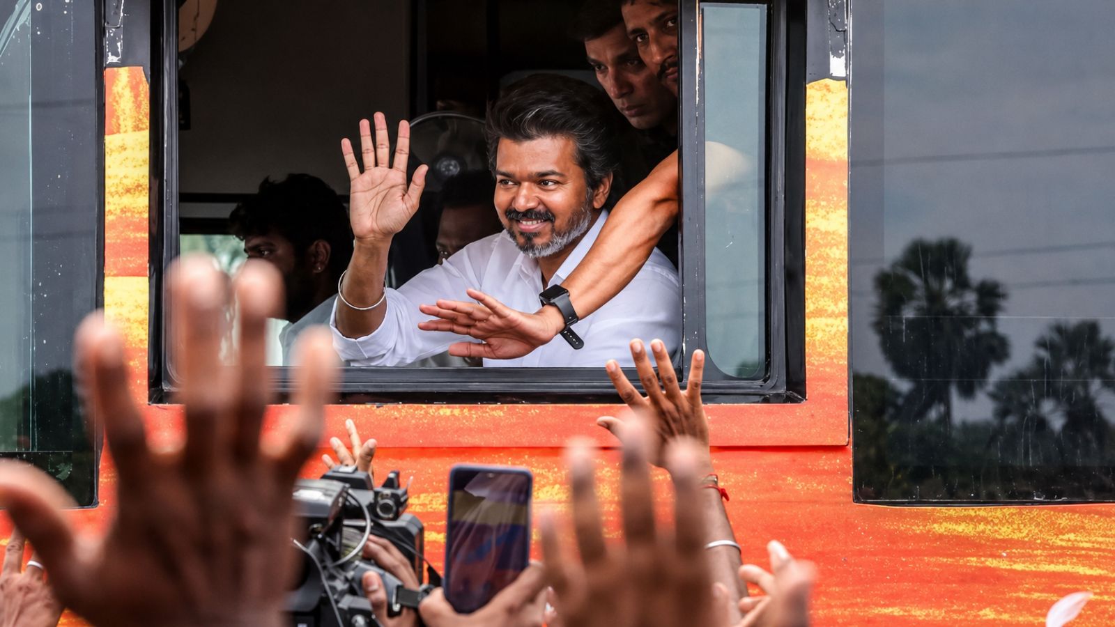 In first visit to Karur after stampede, Vijay looks to balance rehabilitation, development