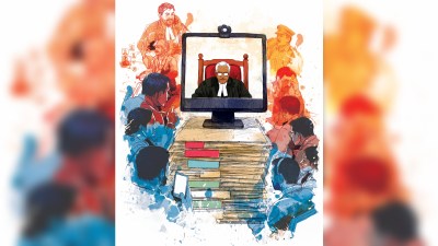 virtual courts, Delhi court hearings, Delhi virtual court hearings, virtual court hearings, Supreme Court, Gujarat High Court, Gujarat High Court Chief Justice Aravind Kumar, Indian express explained, explained news, current affairs