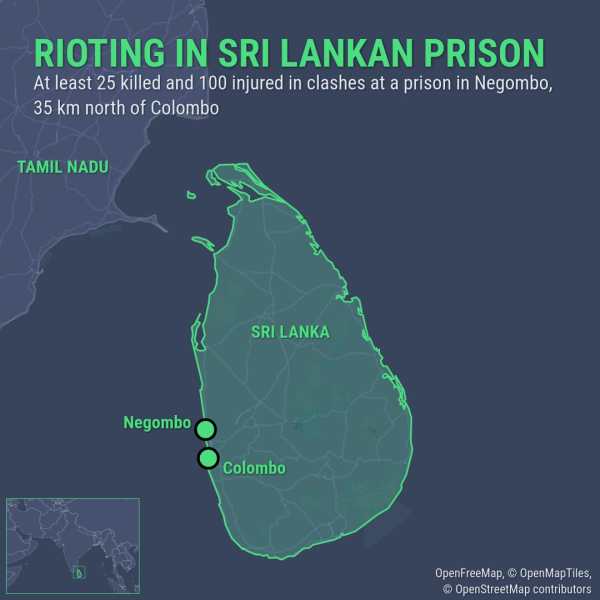 Sri Lanka prison clash
