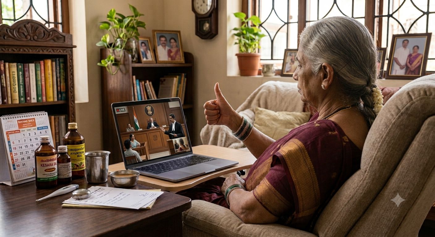 NRI daughter gets access to ailing mother who shows ‘thumbs-up’ on video call in court